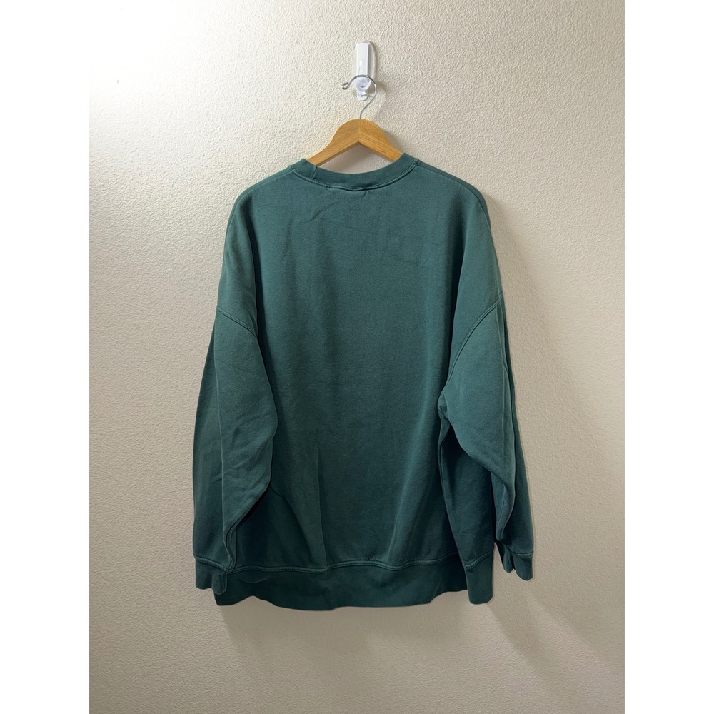 Women's Nike Oversized Center Check Crewneck Sweatshirt Size Medium - Picture 4 of 4